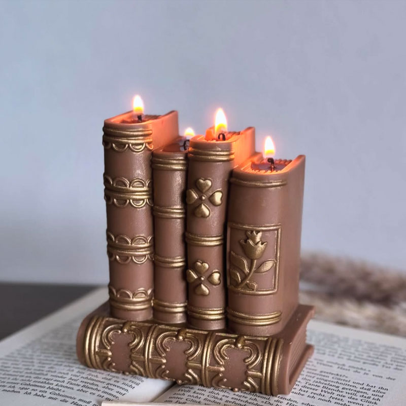 Candle Making Books For Beginners - DIY Book Design Candle Silicone Mold