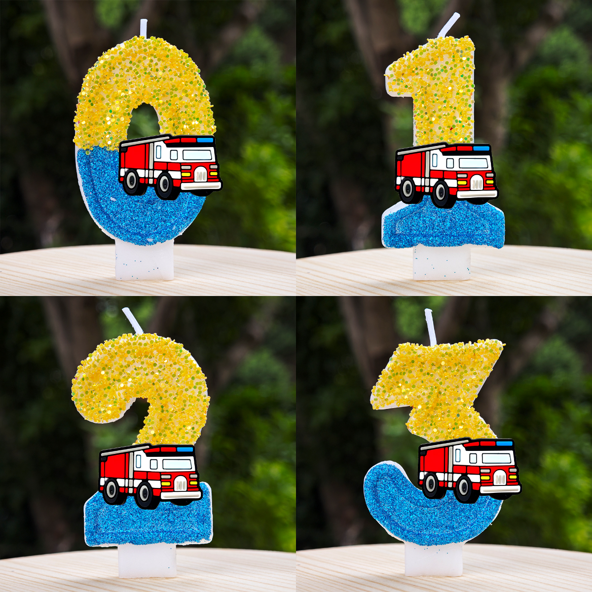 Candle Making Activity - Fire Engine Candle Cute Cartoon Shape