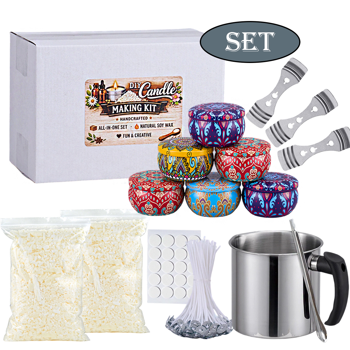 Candle Making Material Wholesale - Soy Wax Kit 304 Wax Melting