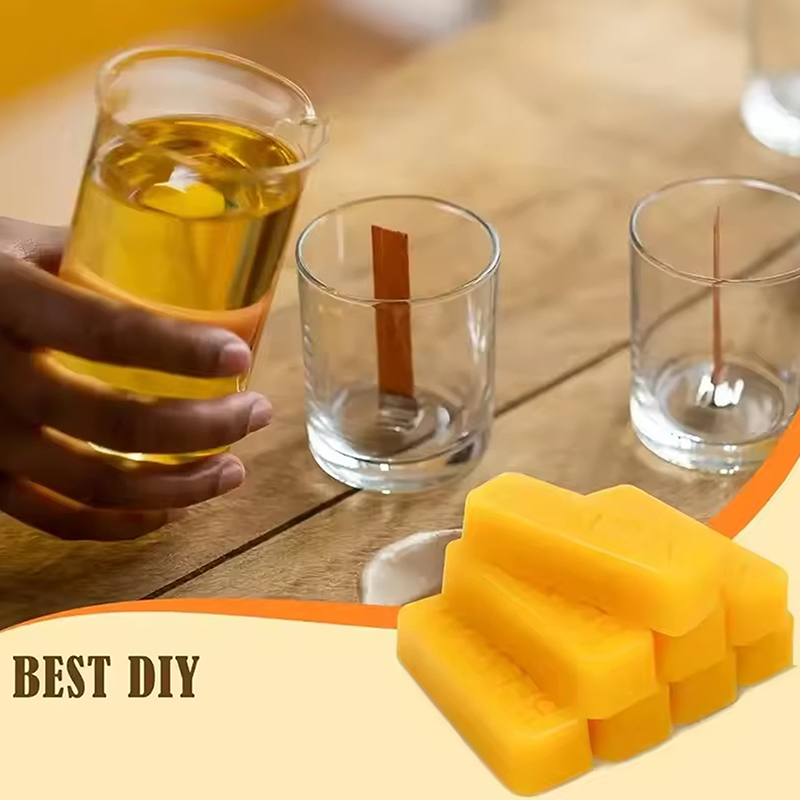 Candle Making Activity - 4/8pcs Pure Beeswax Blocks, High-Quality Waxing