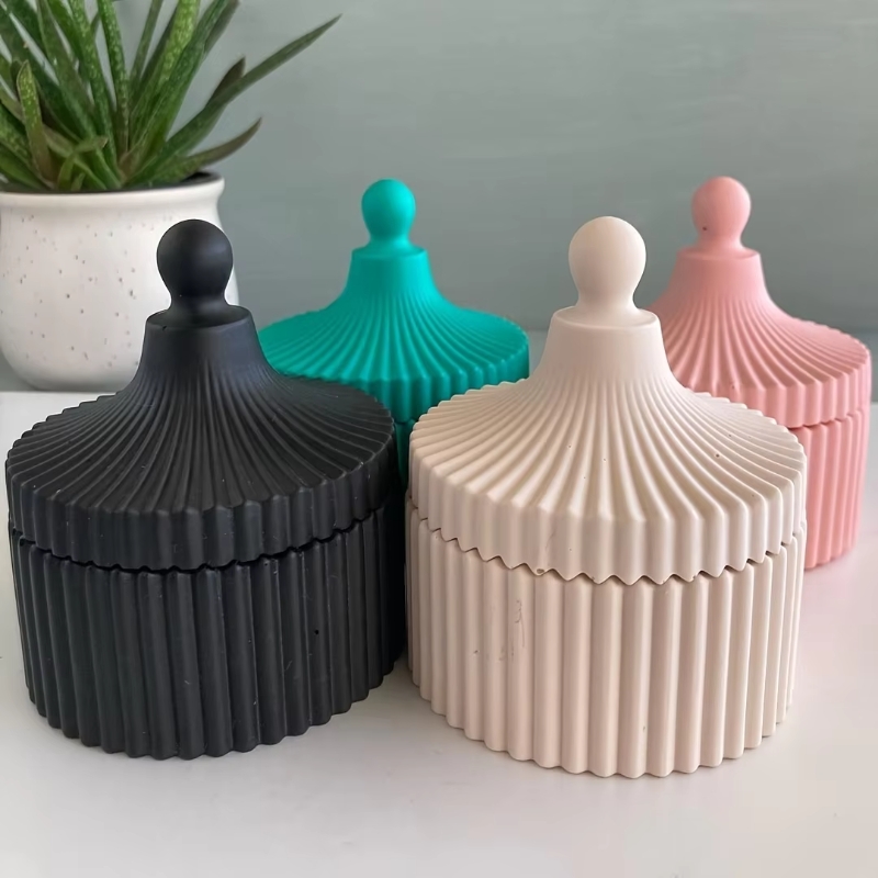 Candle Making Moulds - 1 Set Silicone Candle Jar Mold