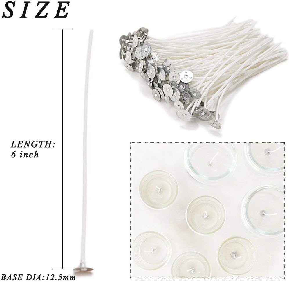 100 Natural Cotton Candle Wick - Cotton Wick Pre Tabbed ulasan dan harga