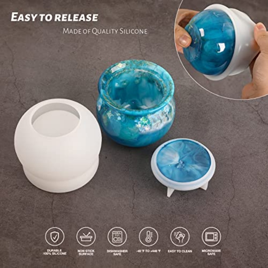Jar Silicone Molds, Jar Resin  - Candle Mold Silicone ulasan dan harga
