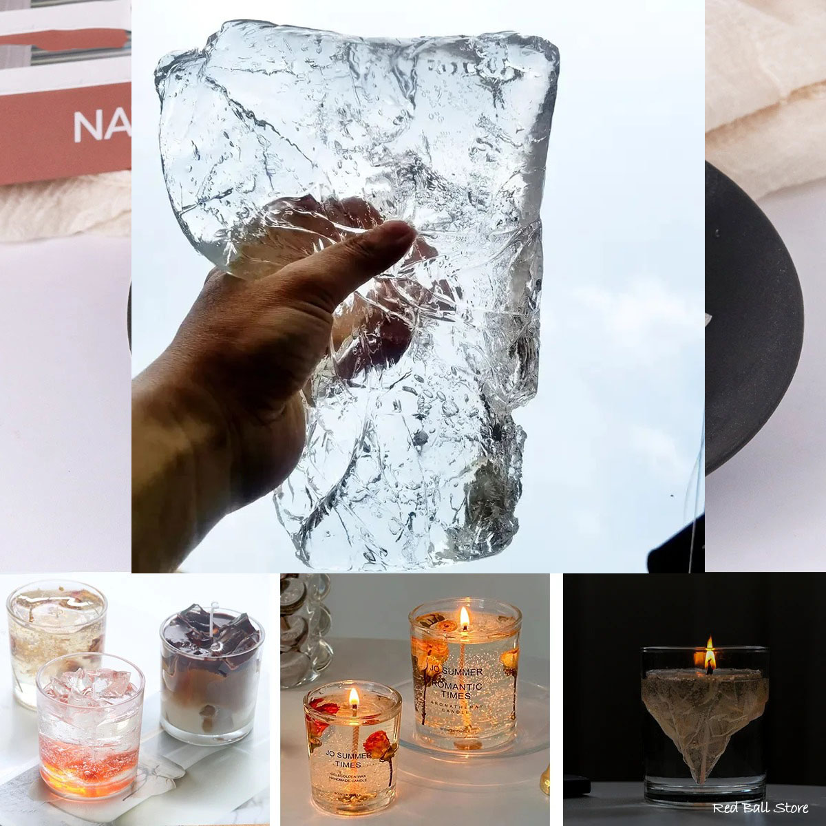 100G Jelly Wax Wholesale DIY H - Candle Making Material Wholesale ulasan dan harga