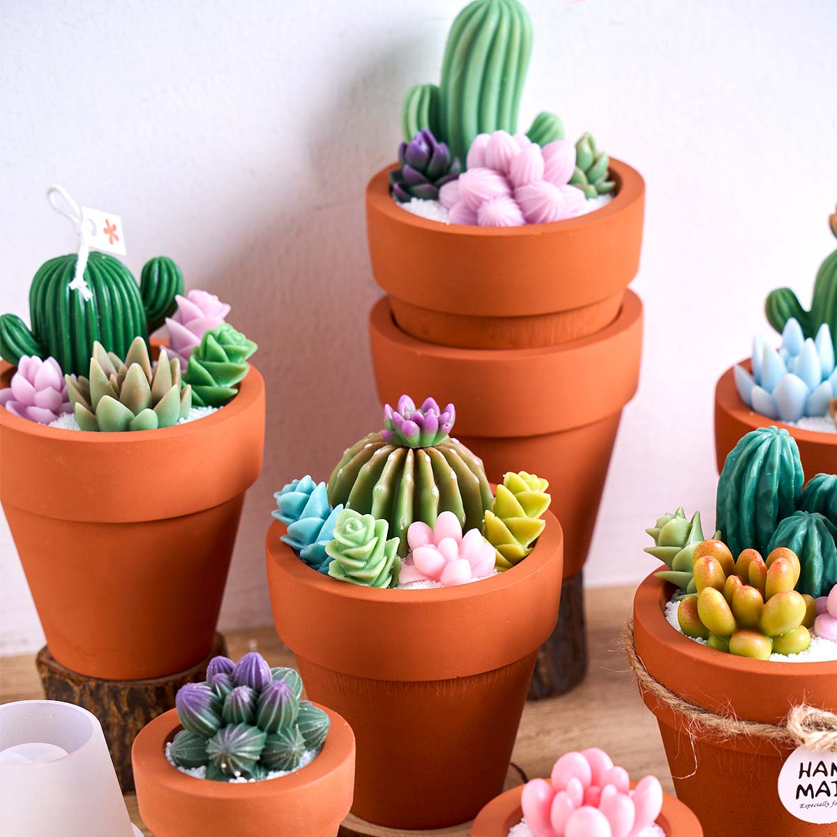 Round Terracotta Pot Silicone  - Kraft Box Candle ulasan dan harga