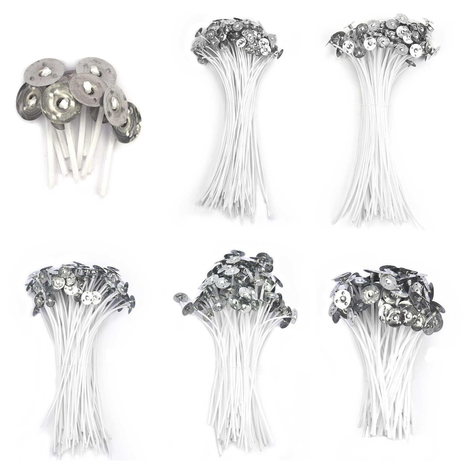 100pcs Smokeless Candle Wicks  - Cotton Wick Pre Tabbed ulasan dan harga