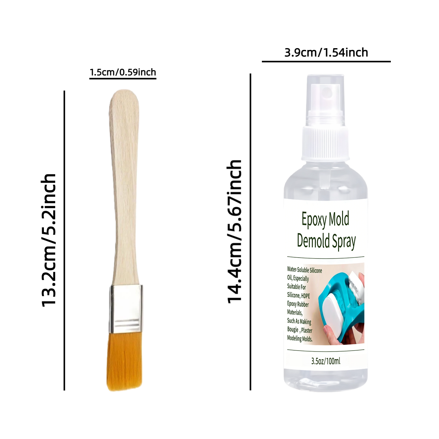Epoxy Mold Demold Spray, Fast- - Candle Mold Silicone ulasan dan harga