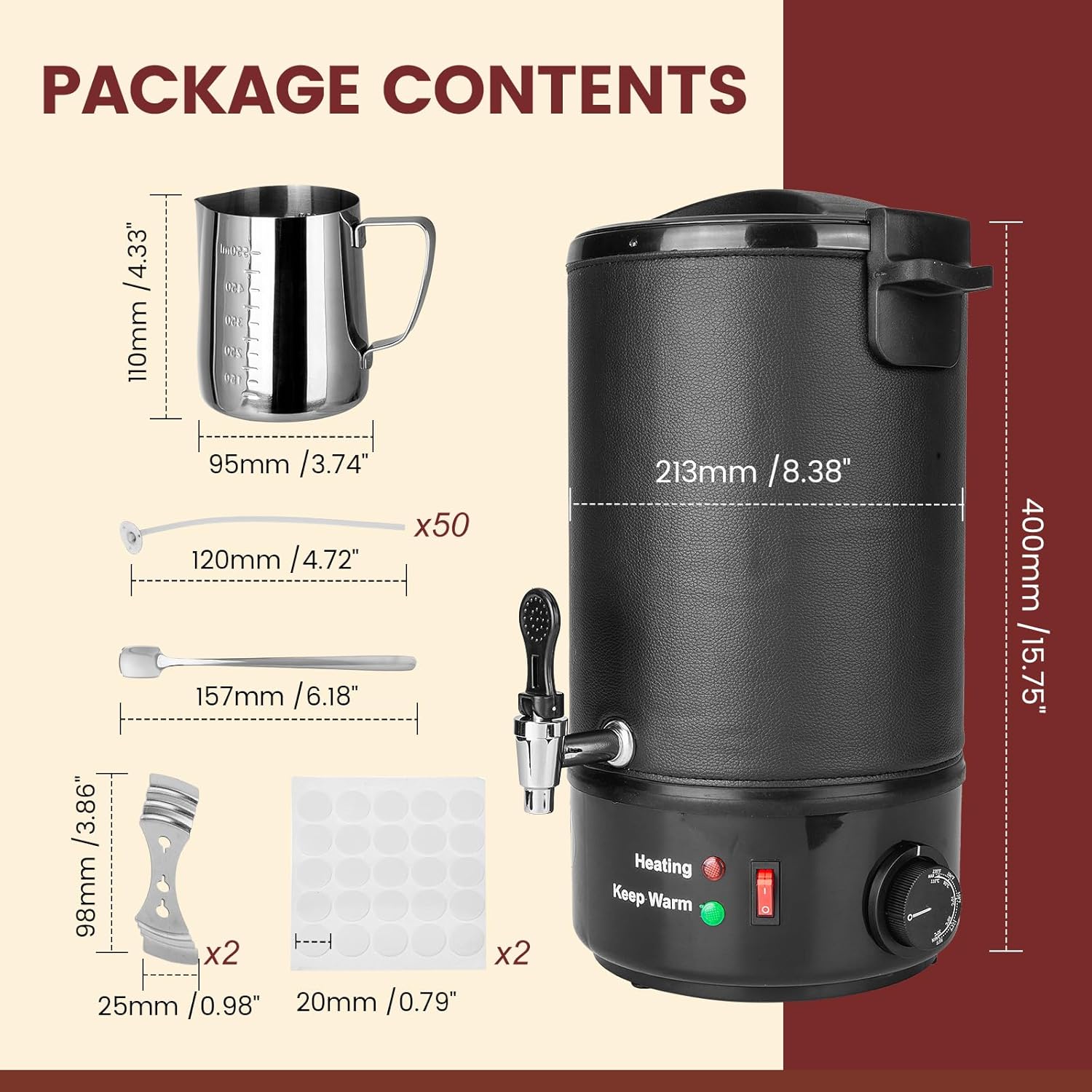 8L Wax Melter for Candle Makin - Candle Making Wax ulasan dan harga