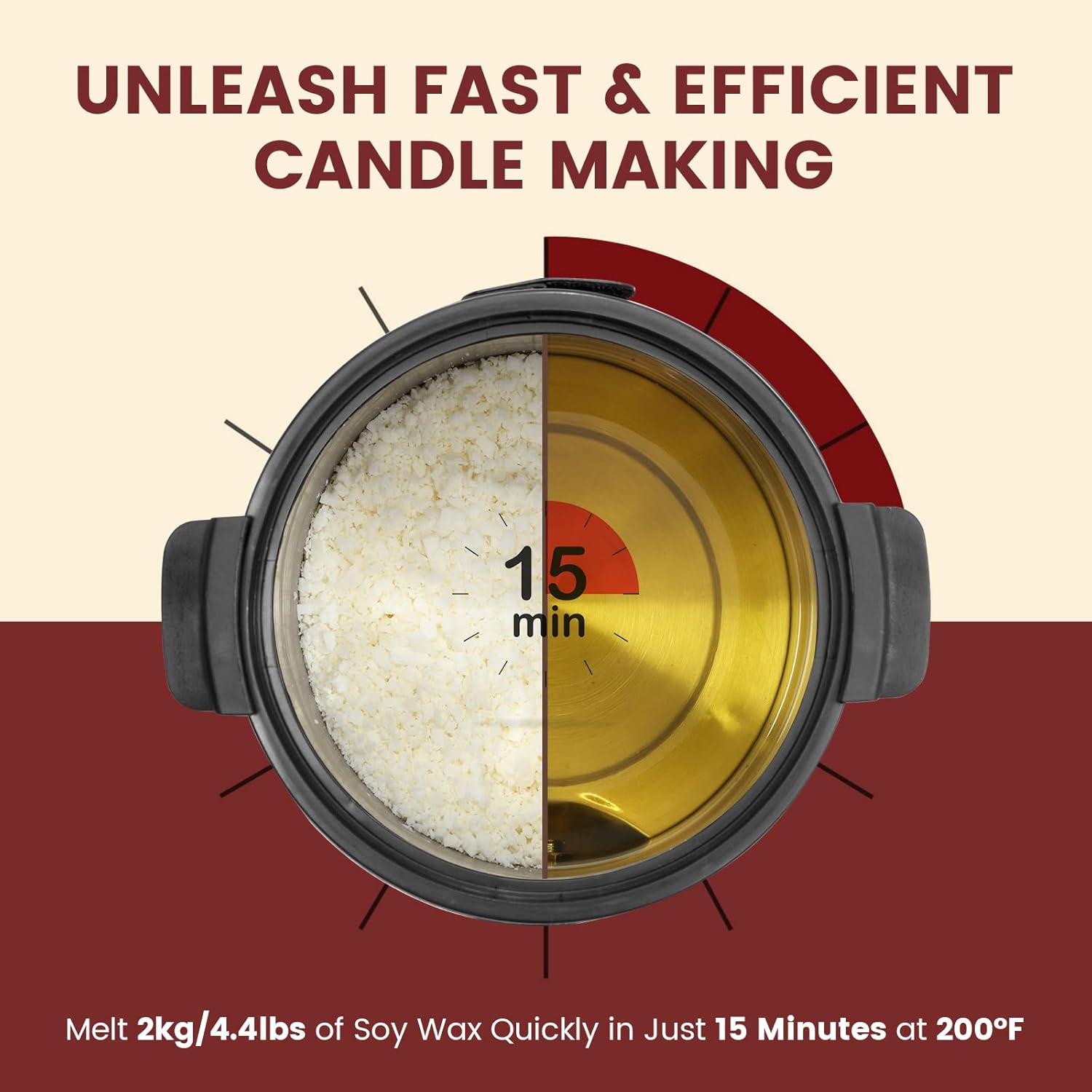 8L Wax Melter for Candle Makin - Candle Making Wax ulasan dan harga