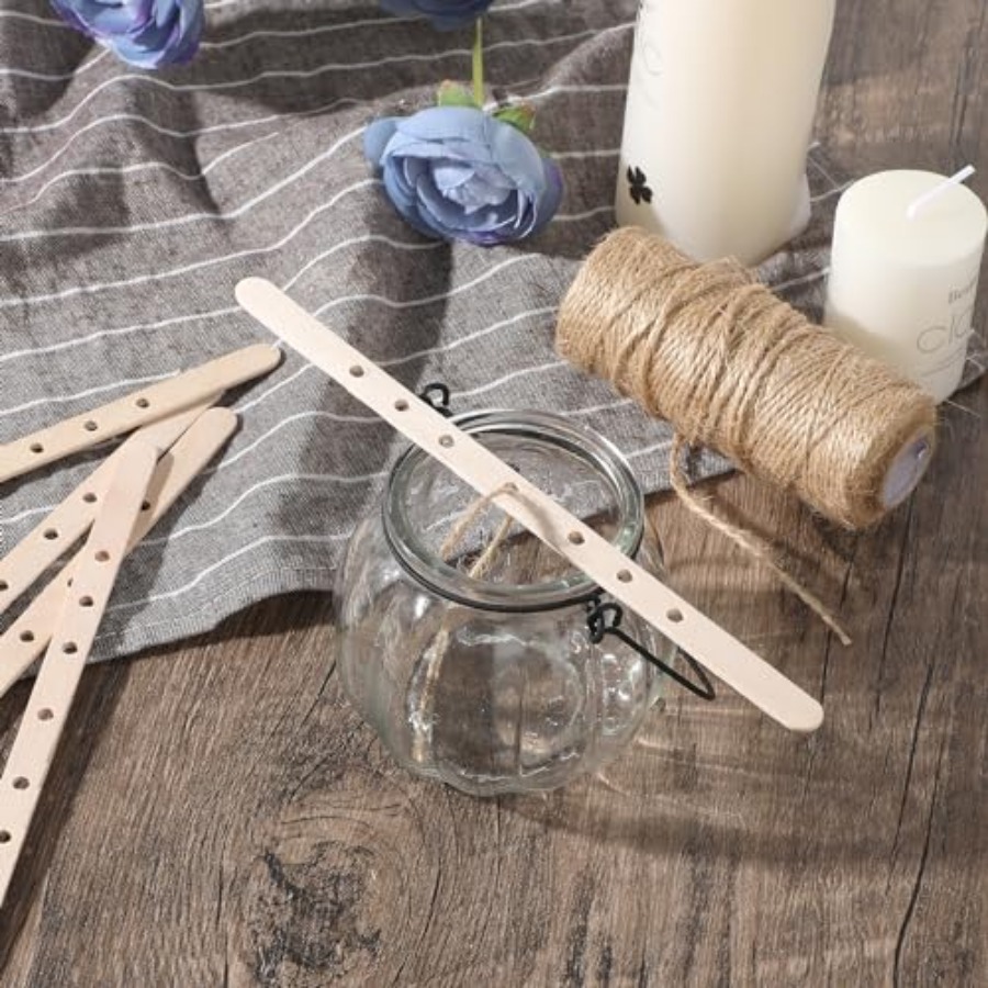 Wooden Candle Wick Holders 50  - Candle Making Homewood ulasan dan harga