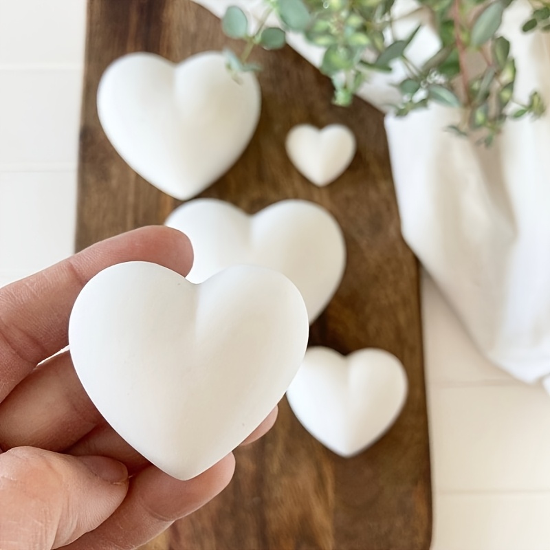 5pcs Heart-Shaped Gypsum Candl - Candle Making Moulds ulasan dan harga