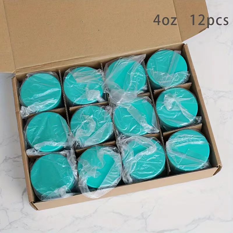 12pcs 4oz Metal Candle Tins wi - Candle Making Glass ulasan dan harga