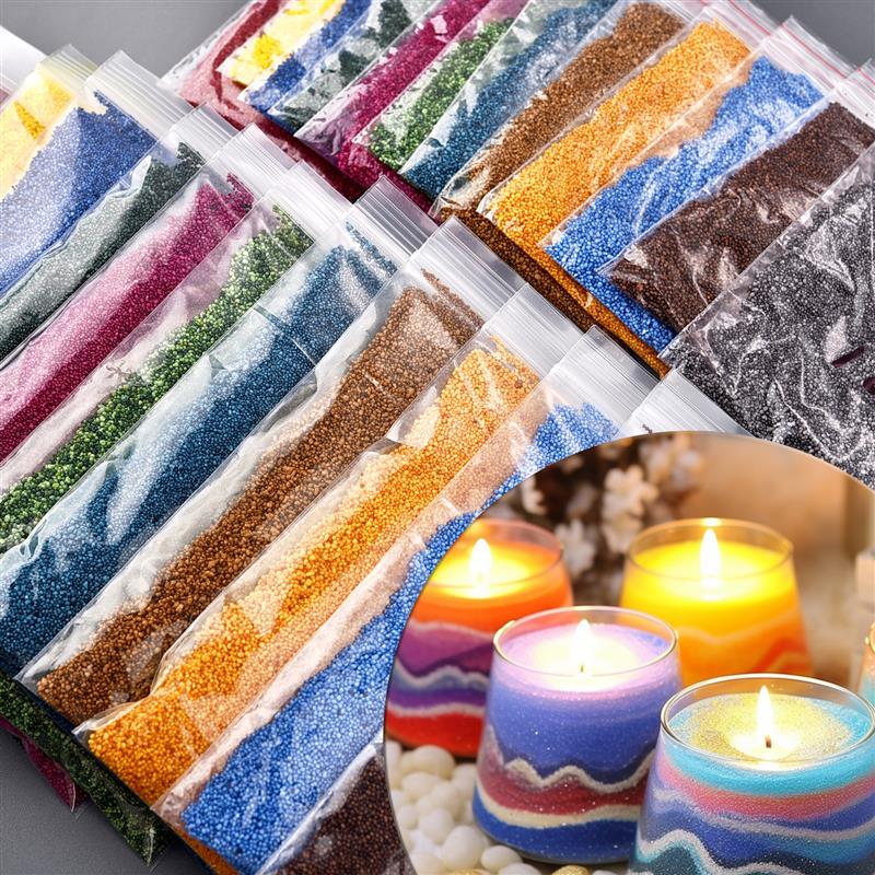 50g Sand Wax Ice Flower Wax Wh - Candle Making Material Wholesale ulasan dan harga