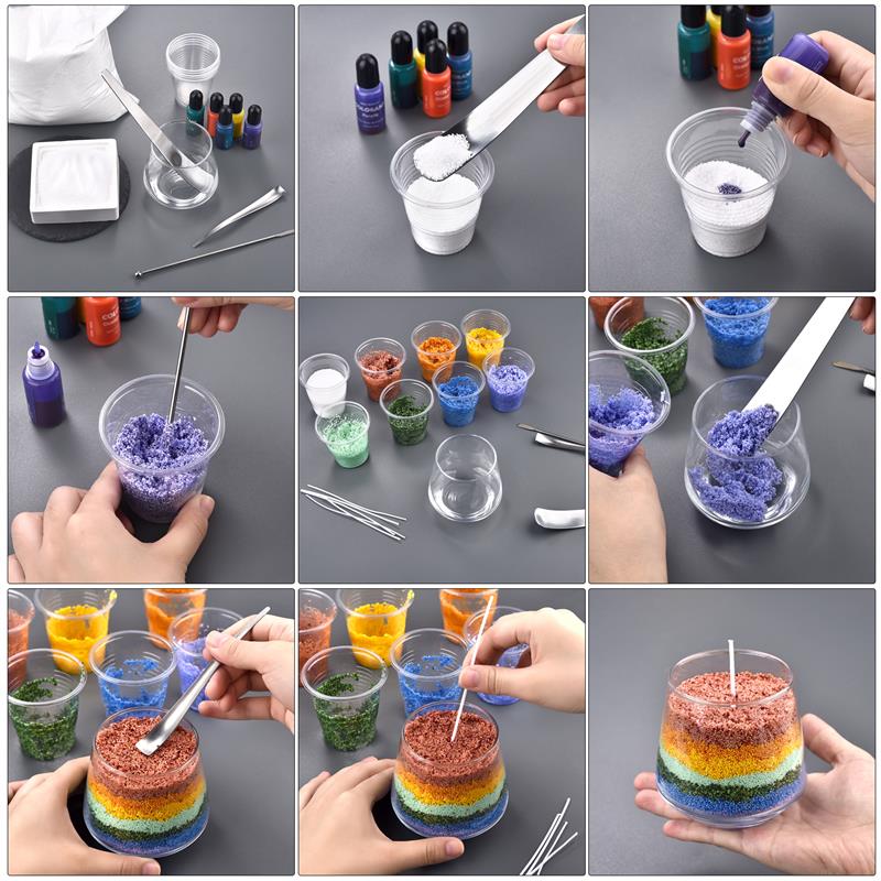 50g Sand Wax Ice Flower Wax Wh - Candle Making Material Wholesale ulasan dan harga