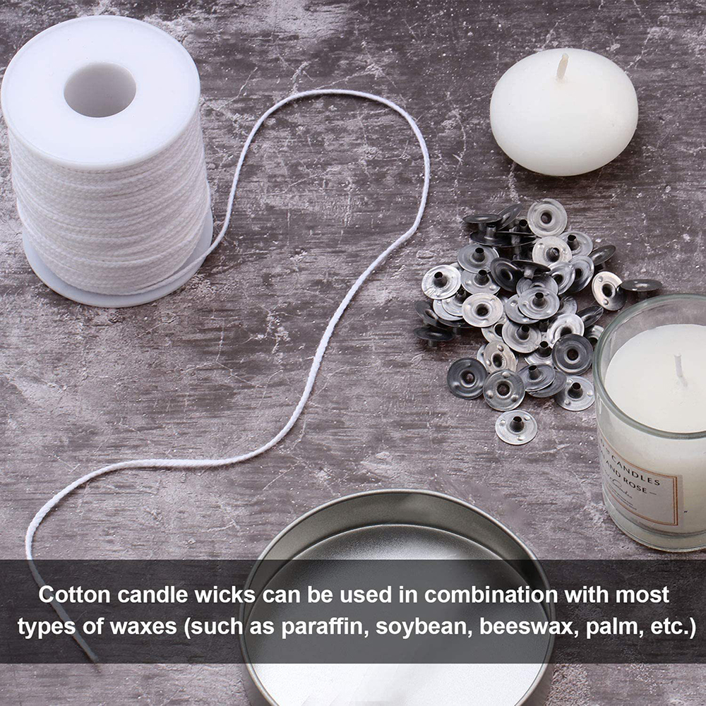 61M Woven Cotton Wick Material - Candle Making Homewood ulasan dan harga