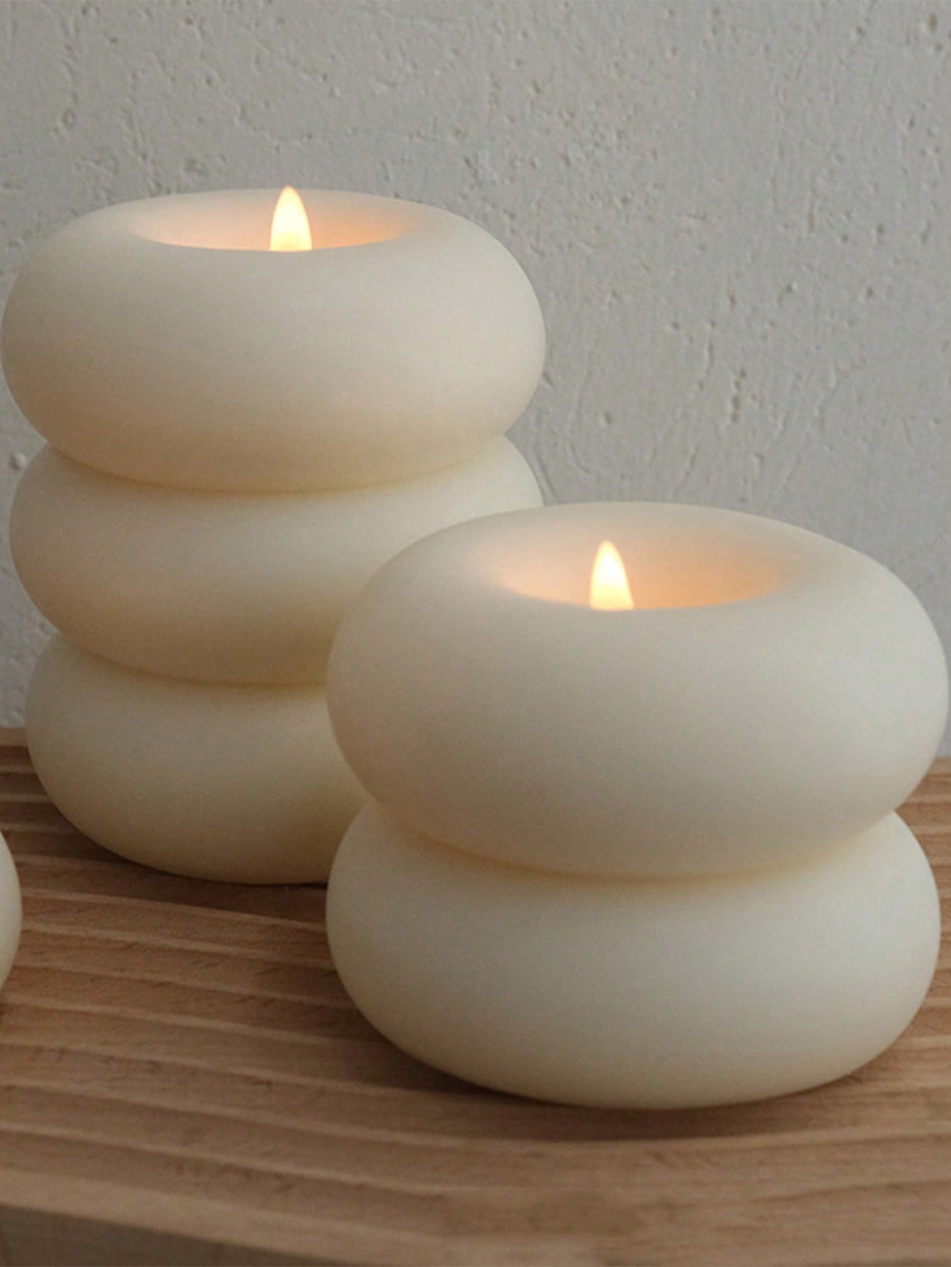 White Scented Candles In A Uni - Candle Making Wax ulasan dan harga