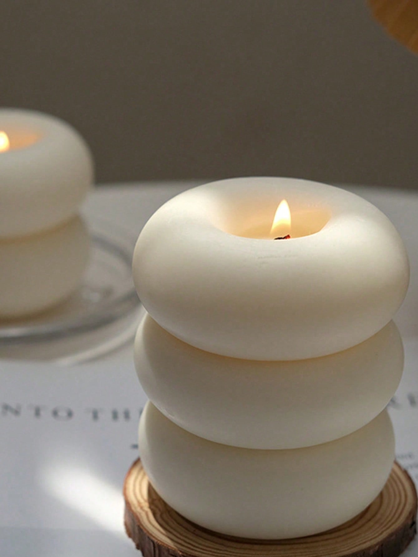 White Scented Candles In A Uni - Candle Making Wax ulasan dan harga