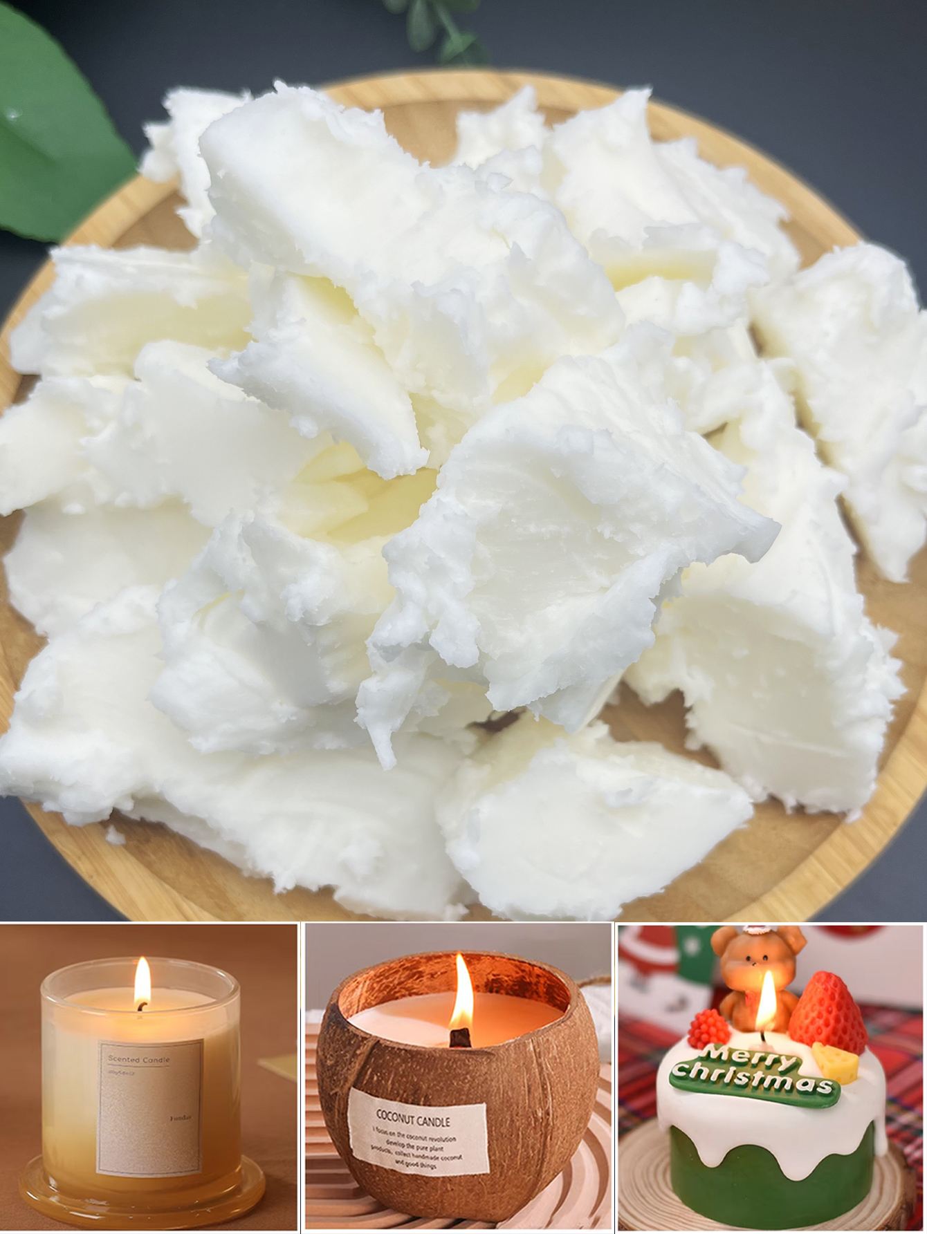 50/100/200G Natural Coconut Wa - Candle Making Material Wholesale ulasan dan harga