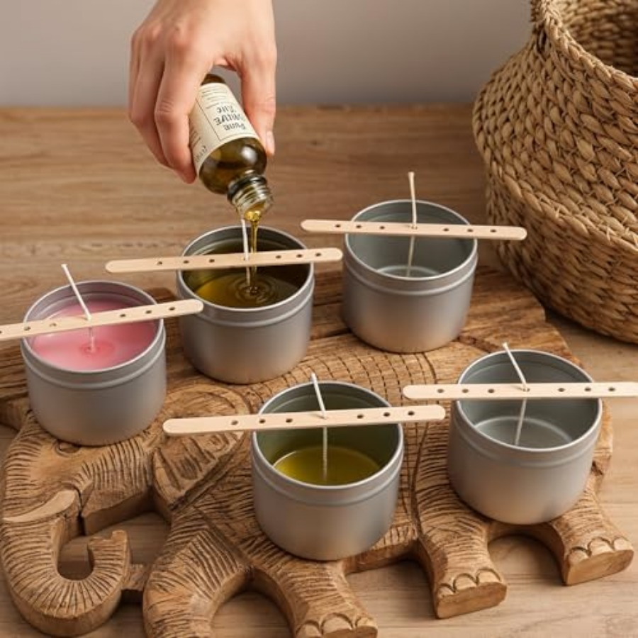 Wooden Candle Wick Holders 50  - Candle Making Homewood ulasan dan harga