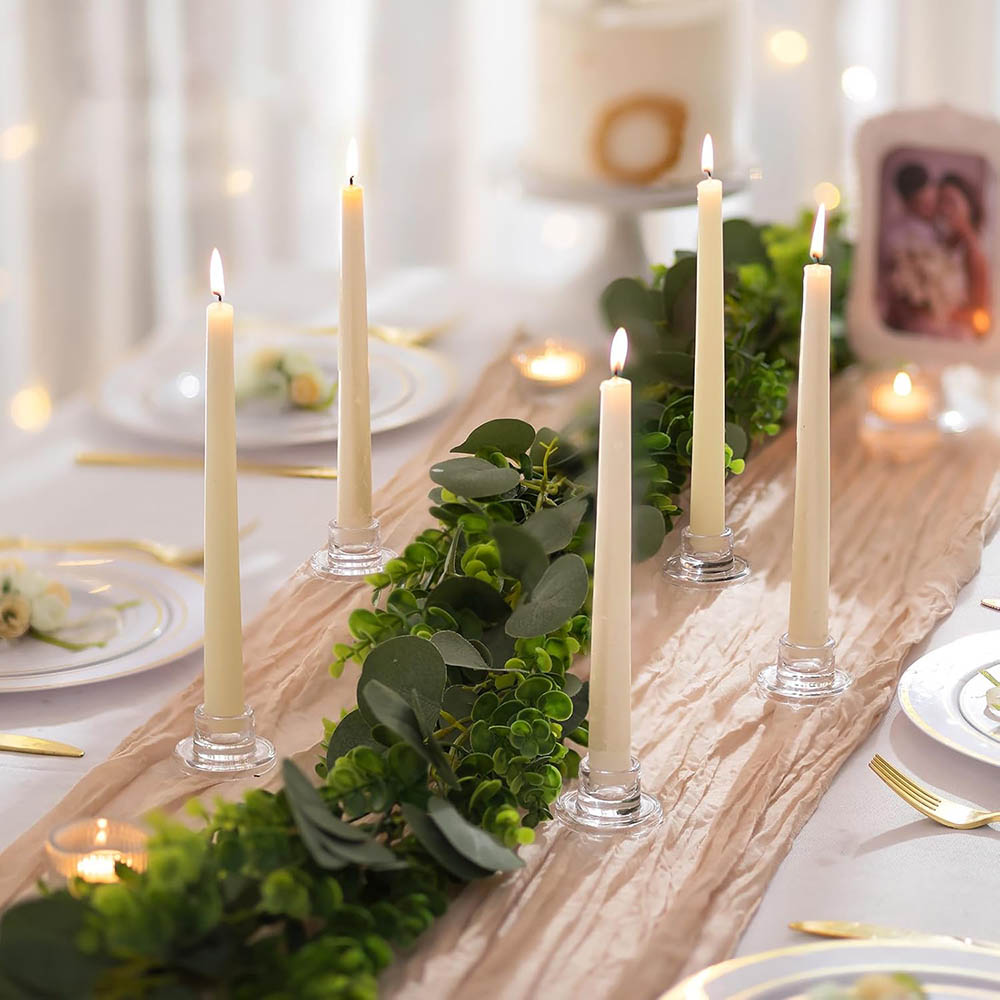 Candlestick Holders Clear Shor - Candle Making Glass ulasan dan harga