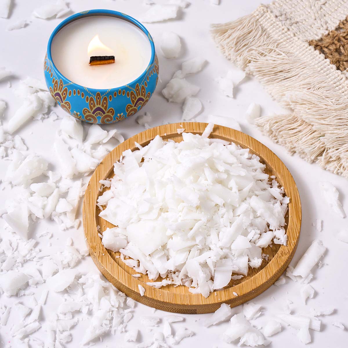 1LB Natural Plant White Coconu - Candle Making Material Wholesale ulasan dan harga
