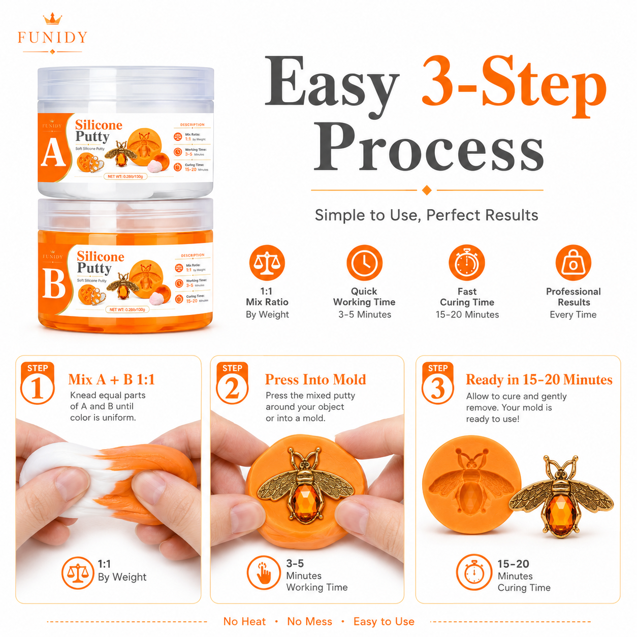 SILICONE PUTTY Making Kit, Fas - Candle Making Activity ulasan dan harga