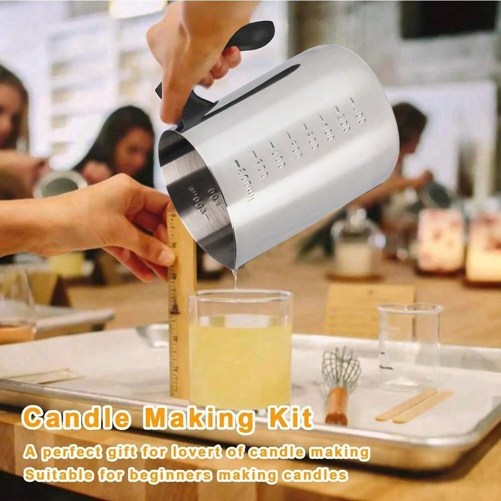Candle Pouring Pot with Electr - Candle Making Glass ulasan dan harga