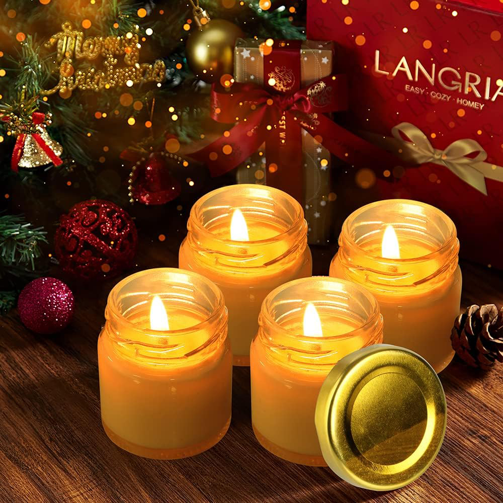 Small Glass Jars with Lids, 1. - Candle Making Glass ulasan dan harga