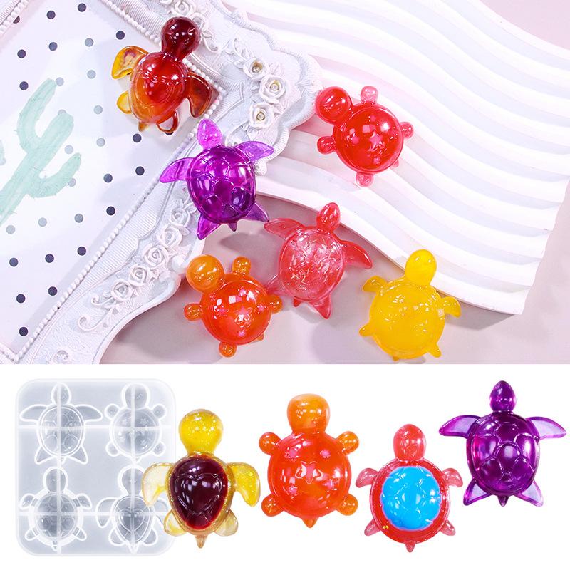 Four Turtles Plaster Silicone  - Candle Making Moulds ulasan dan harga