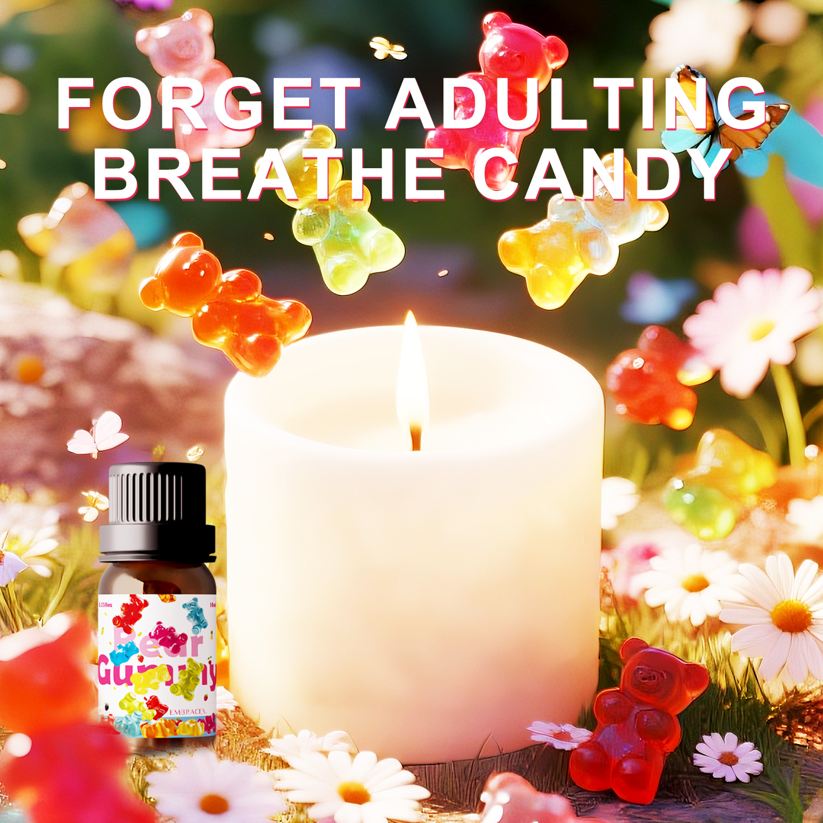 10ml Gummy Bear Fragrance oil  - Candle Making Fragrances ulasan dan harga