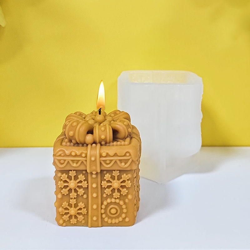 Christmas Gift Box Candle Mold - Kraft Box Candle ulasan dan harga