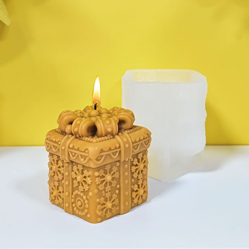 Christmas Gift Box Candle Mold - Kraft Box Candle ulasan dan harga