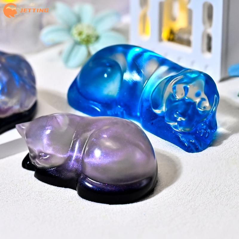 1PCS Sleeping Cat Dog Ornament - Candle Making Moulds ulasan dan harga