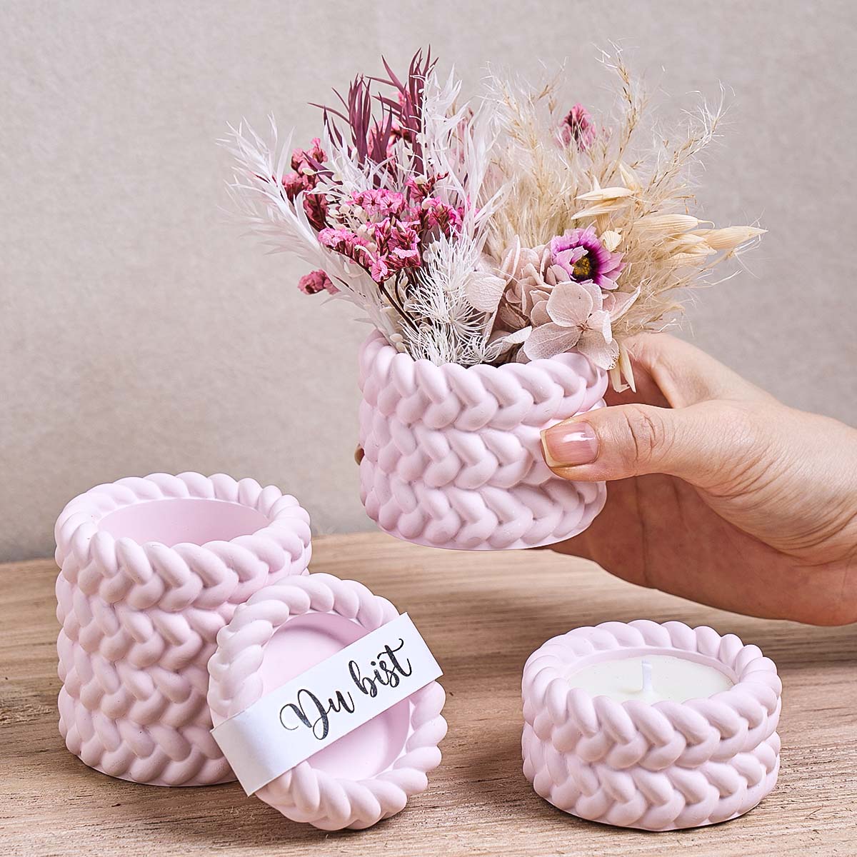 Woven Candle Jar Silicone Mold - Kraft Box Candle ulasan dan harga