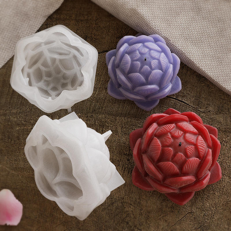 Lotus Flower Shape Candle Sili - Candle Making Wax ulasan dan harga