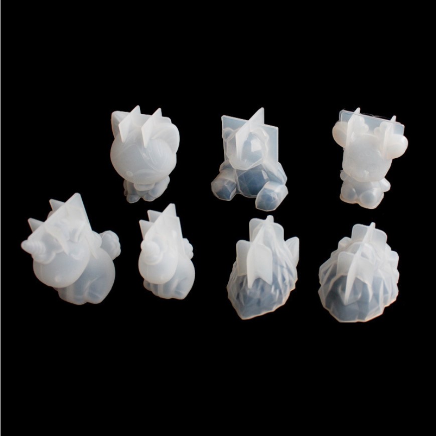 Transparent Unicorn Silicone E - Candle Making Moulds ulasan dan harga