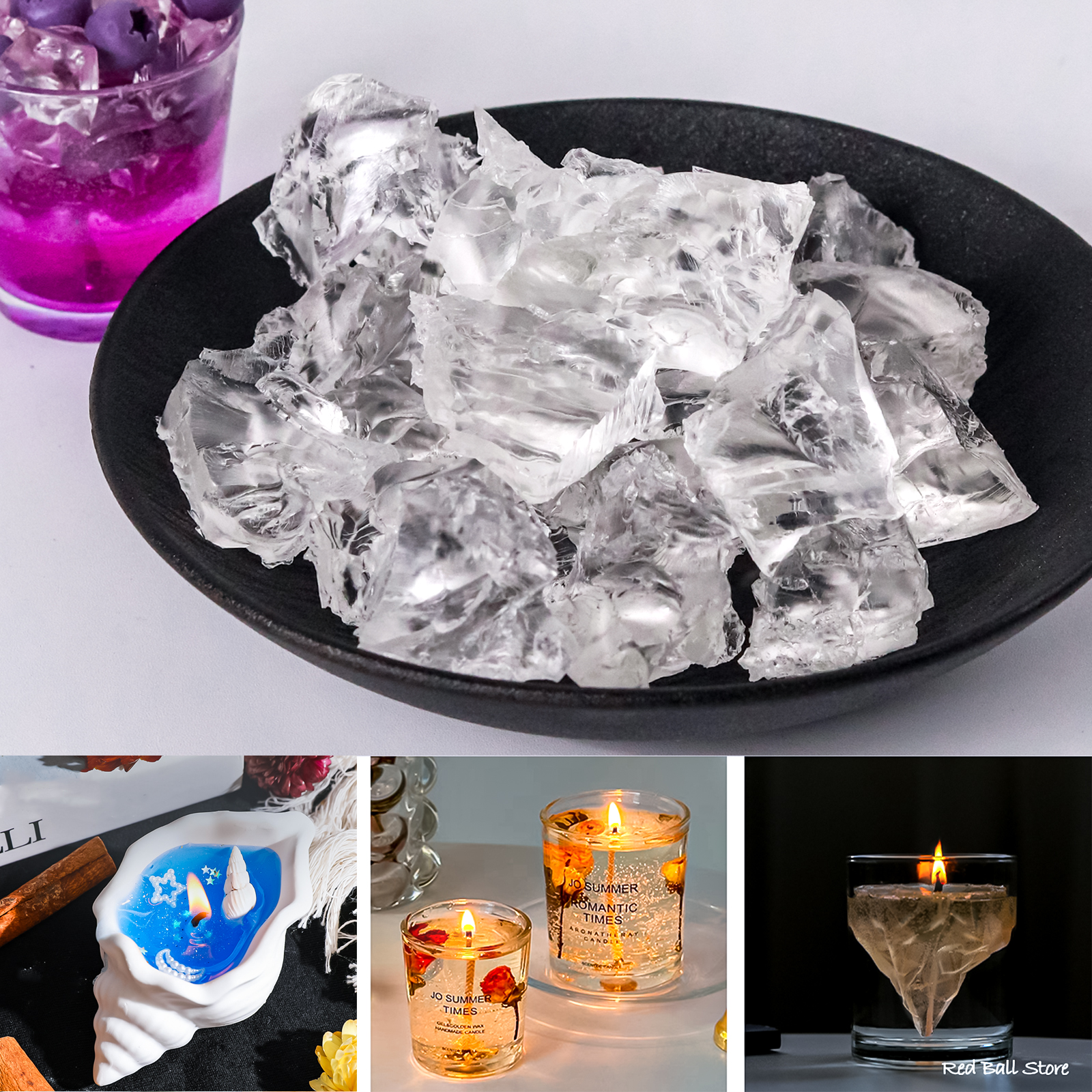 100G Jelly Wax Wholesale Color - Candle Making Material Wholesale ulasan dan harga