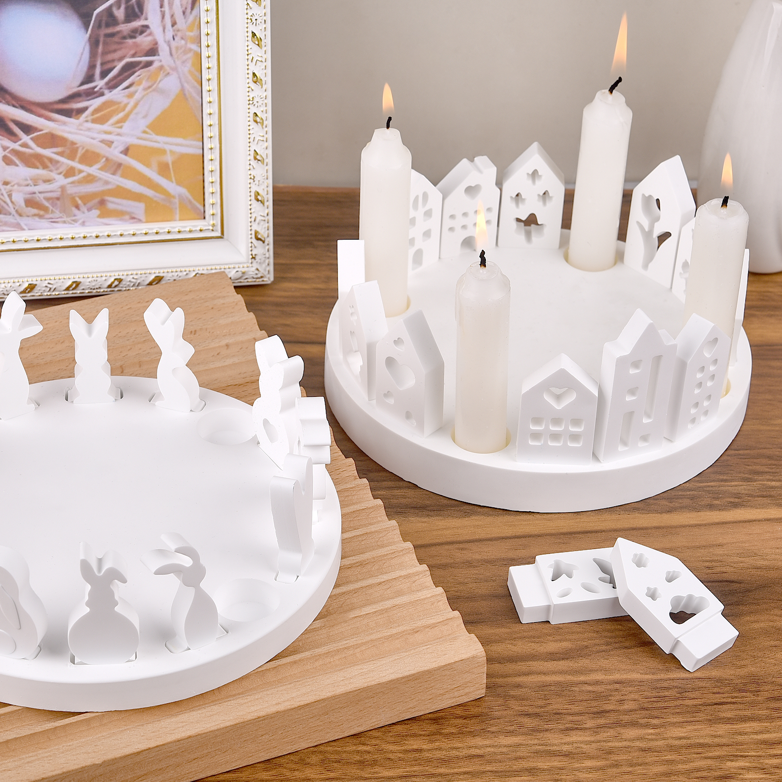 Hollow House Rabbit Candle Hol - Candle Making Moulds ulasan dan harga
