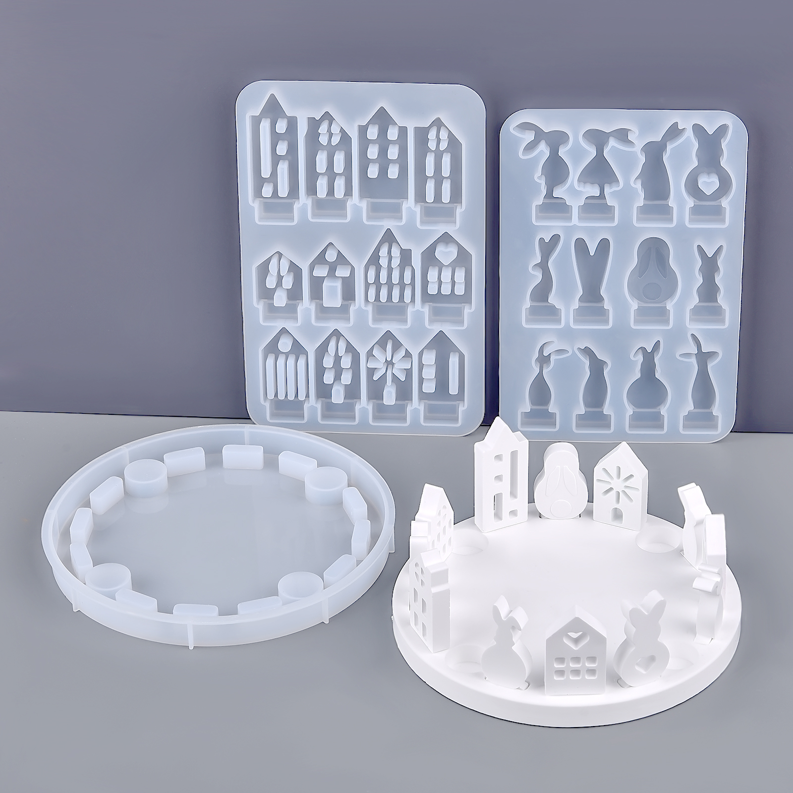 Hollow House Rabbit Candle Hol - Candle Making Moulds ulasan dan harga