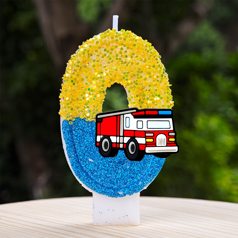 Fire Engine Candle Cute Cartoo - Candle Making Activity ulasan dan harga