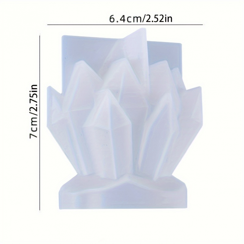1pcCrystal Cluster Decorative  - Candle Making Moulds ulasan dan harga
