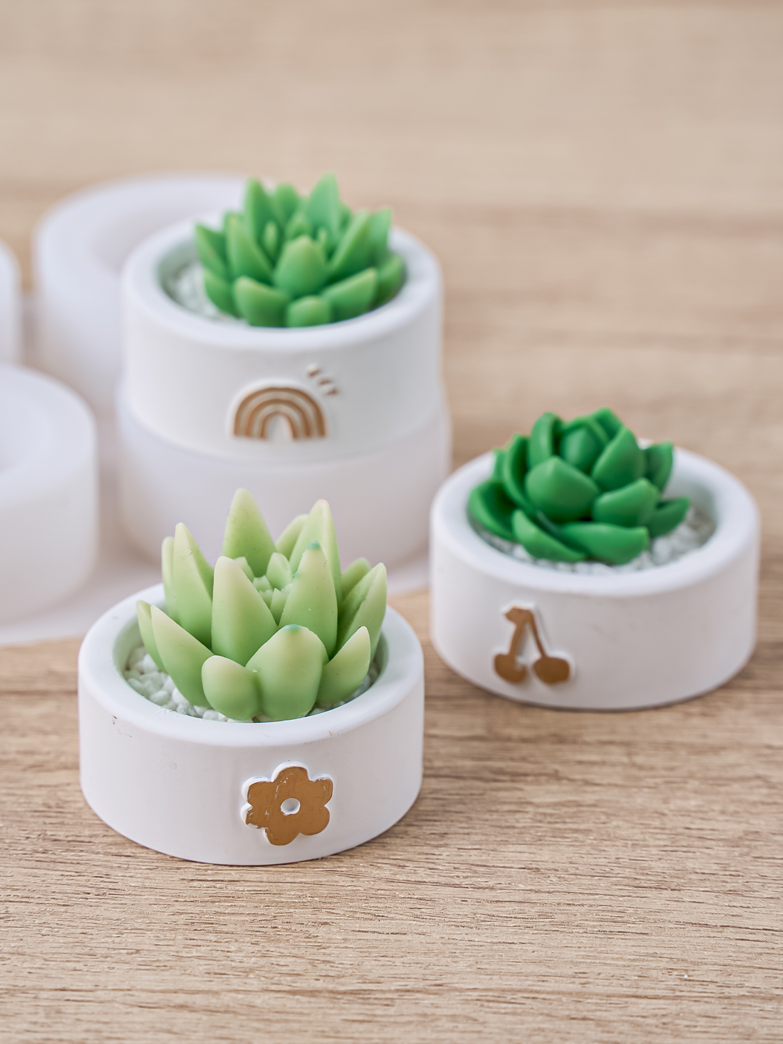 Round Candle Cup Holder Silico - Kraft Box Candle ulasan dan harga
