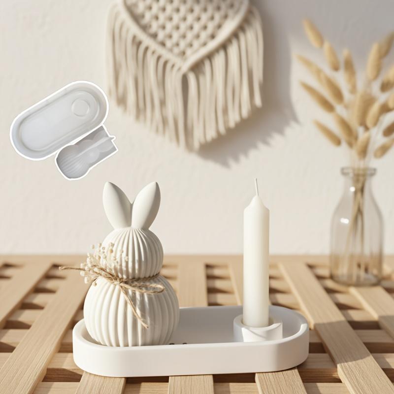 DIY Plaster Silicone Mold 2pcs - Candle Mold Silicone ulasan dan harga