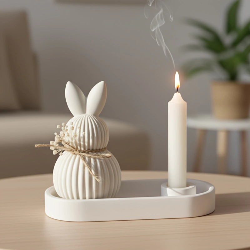 DIY Plaster Silicone Mold 2pcs - Candle Mold Silicone ulasan dan harga