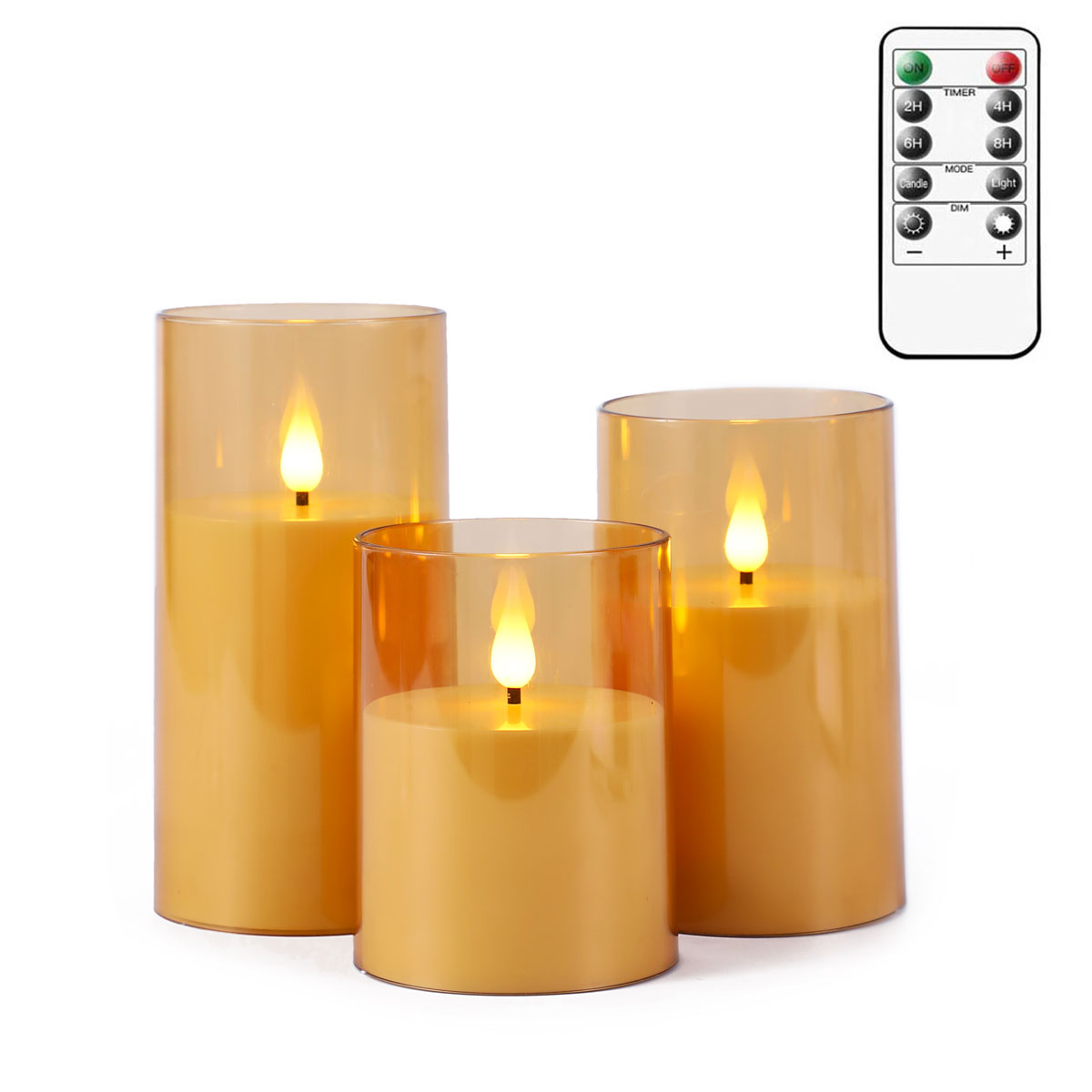 1 or 3 Pcs Grey/Gold Acrylic F - Candle Making Glass ulasan dan harga