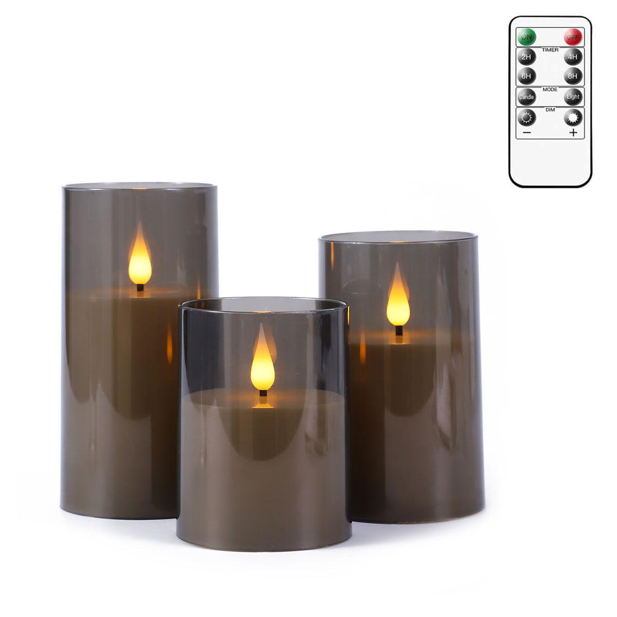 1 or 3 Pcs Grey/Gold Acrylic F - Candle Making Glass ulasan dan harga
