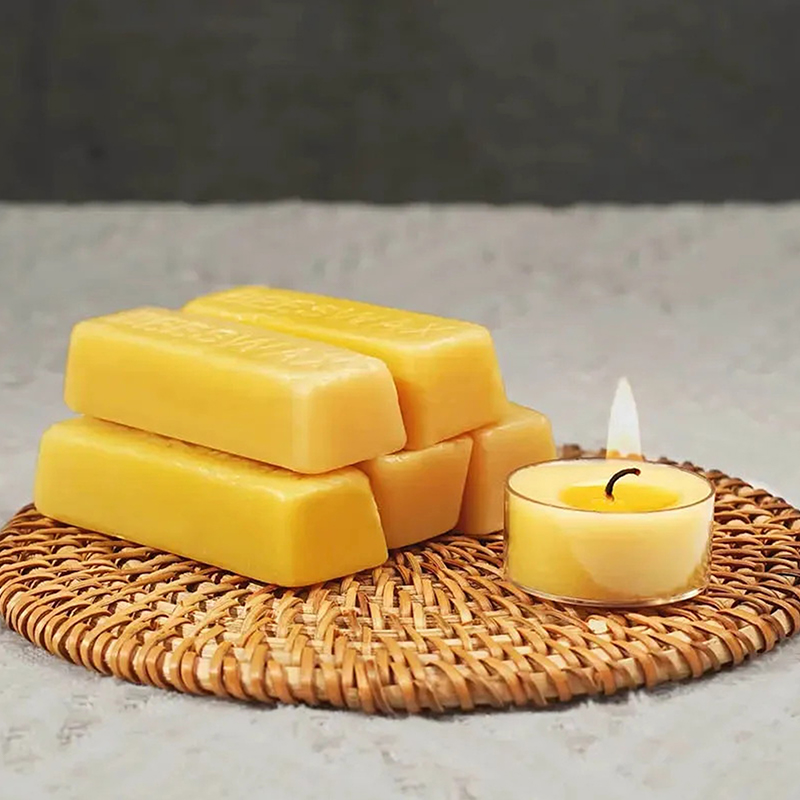4/8pcs Pure Beeswax Blocks, Hi - Candle Making Activity ulasan dan harga