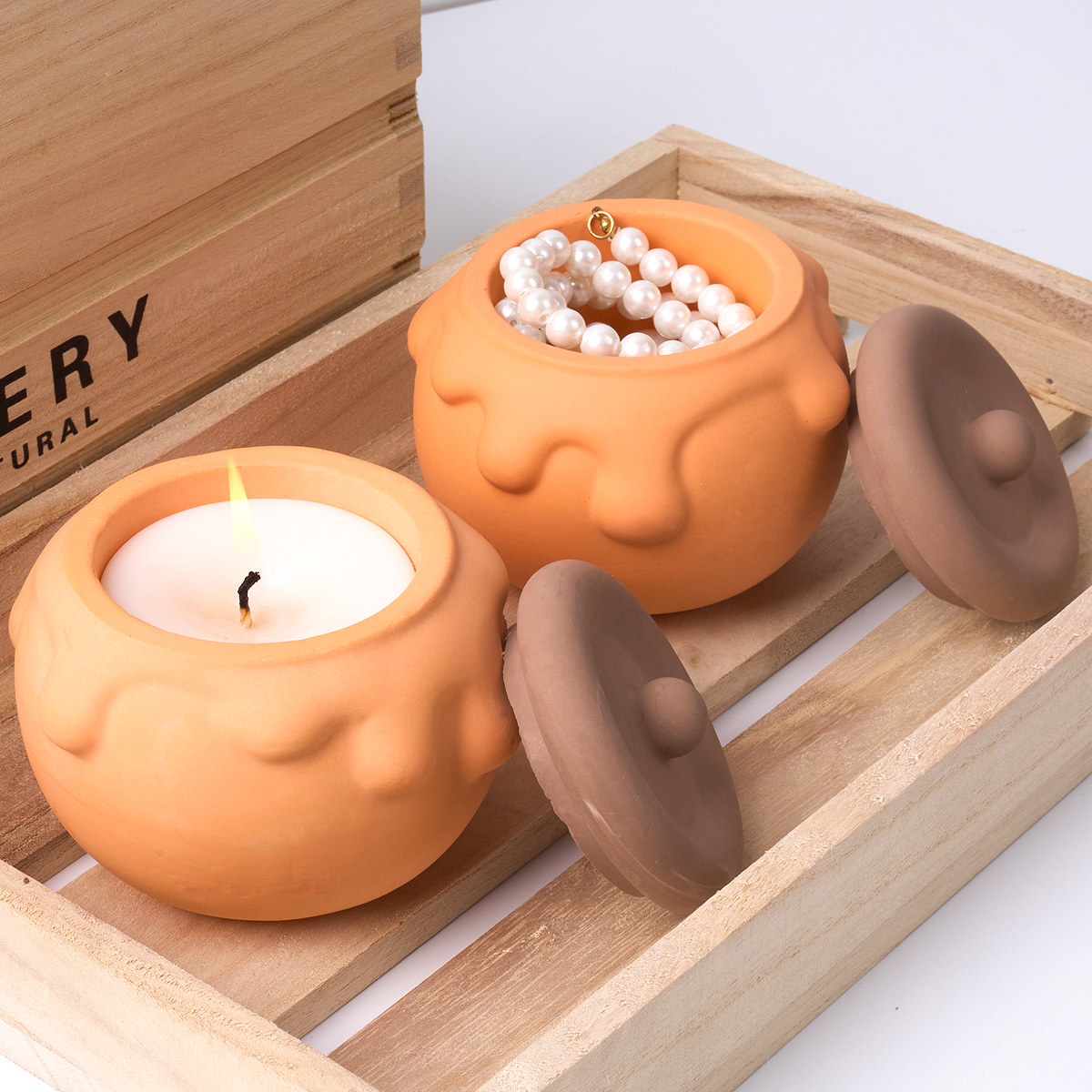 3D Honey Candle Jar Silicone M - Kraft Box Candle ulasan dan harga