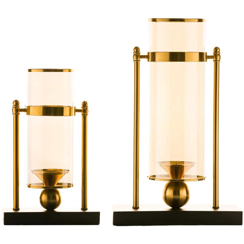 Creative Metal Vase Nordic Gla - Candle Making Glass ulasan dan harga