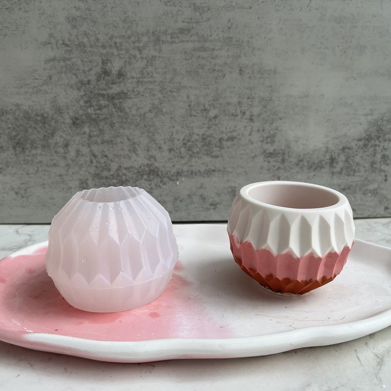Small Round Meat Planter Silic - Kraft Box Candle ulasan dan harga